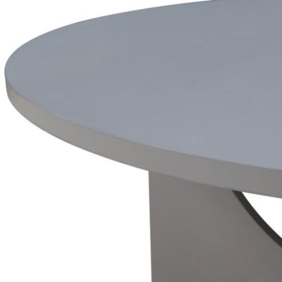 Table basse Rindal 80 x 42 cm gris clair en.casa