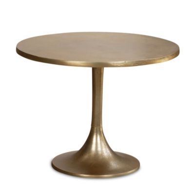 Table Basse Ronde Métal Doré 60 cm Petite Design Table Salon Moderne FineBuy