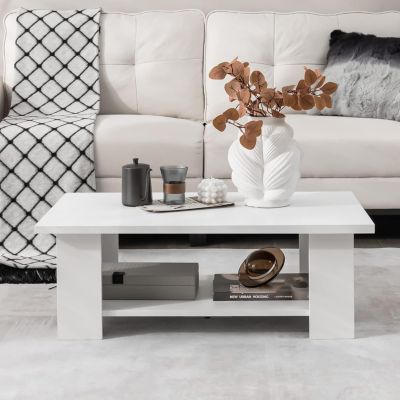 Table Basse Rectangulaire Verre Art Déco - 100x40 Cm - Occasion