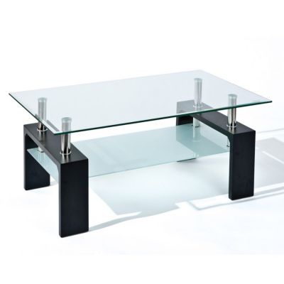 Table basse Table basse Dana 100 x 60 cm noire