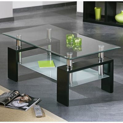 Table basse Table basse Dana 100 x 60 cm noire