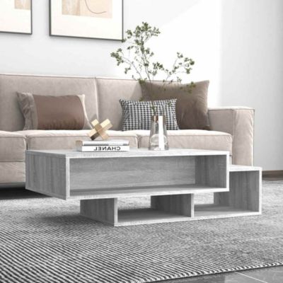 Table basse,Table Salon,Table d'appoint Sonoma gris 105x55x32 cm Bois d'ingénierie