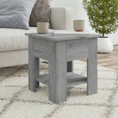 Table basse,Table Salon,Table d'appoint Sonoma gris 40x40x42 cm Bois d'ingénierie