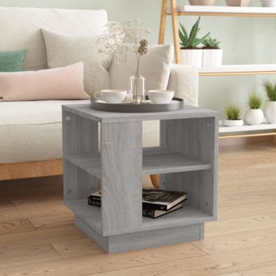 Table basse,Table Salon,Table d'appoint Sonoma gris 40x40x43 cm Bois d'ingénierie