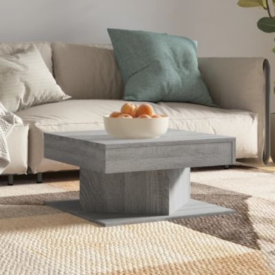Table basse,Table Salon,Table d'appoint Sonoma gris 57x57x30 cm Bois d'ingénierie