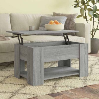 Table basse,Table Salon,Table d'appoint Sonoma gris 79x49x41 cm Bois d'ingénierie