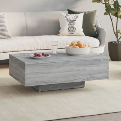 Table basse,Table Salon,Table d'appoint Sonoma gris 85x55x31 cm Bois d'ingénierie