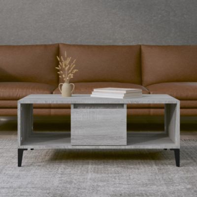 Table basse,Table Salon,Table d'appoint Sonoma gris 90x50x36,5 cm Bois d'ingénierie
