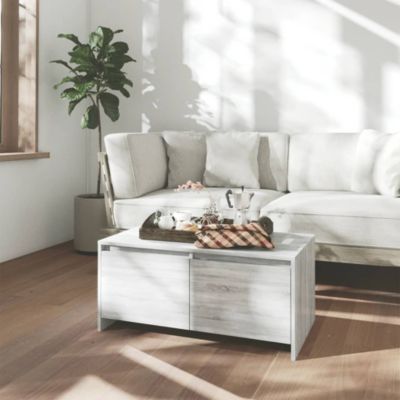 Table basse,Table Salon,Table d'appoint sonoma gris 90x50x41,5 cm bois d'ingénierie