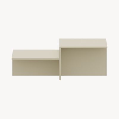 Table basse Taniena 100 x 55 x 35 cm sable en.casa