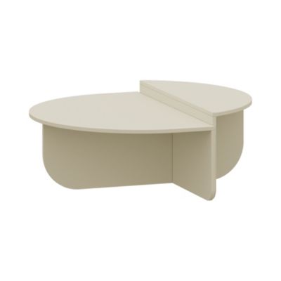 Table basse Tondesdaslo 90 x 90 x 35 cm sable en.casa