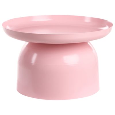 Table basse TORRENS Métal Rose pastel