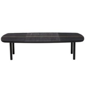 Table basse Totem noire L 150 cm x 70 cm