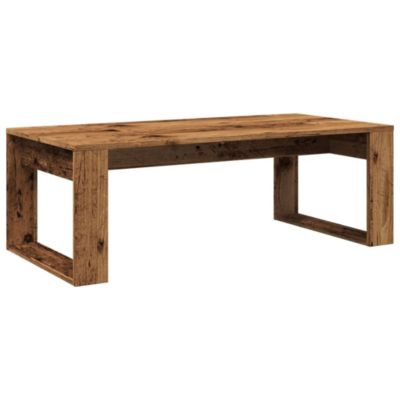 Table basse vieux bois 102x50x35 cm bois d'ingénierie vidaXL