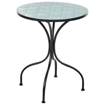 Table bistrot ANAPO 60 cm 60 cm Métal Noir