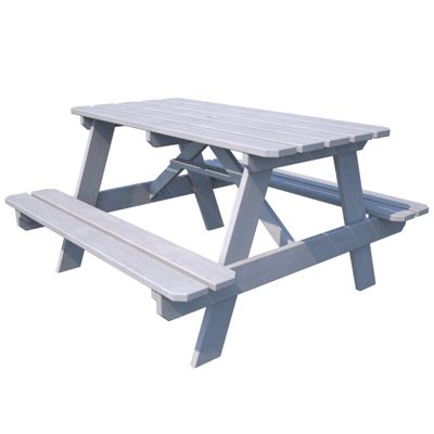 Table bois enfant avec insert parasol PICNIC