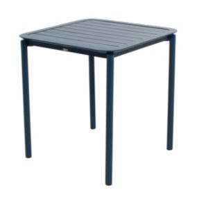 Table carrée de terrasse (70x70cm) bleu foncé  Oviala