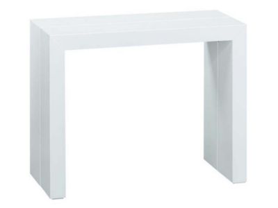 Table console extensible "Elsa"  50300 x 94 x 75 cm  Blanc