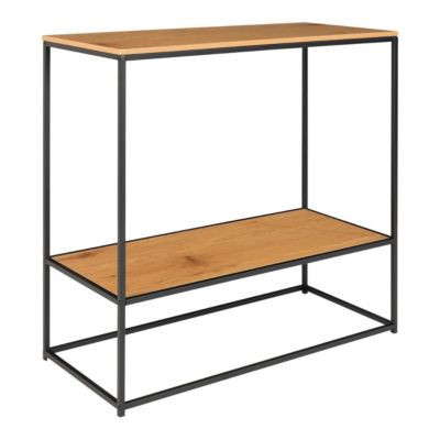 Table Console Vita, Marron, Métal, 80x36x80 cm, Seven Design