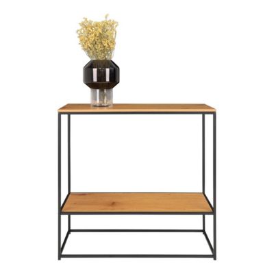 Table Console Vita, Marron, Métal, 80x36x80 cm, Seven Design
