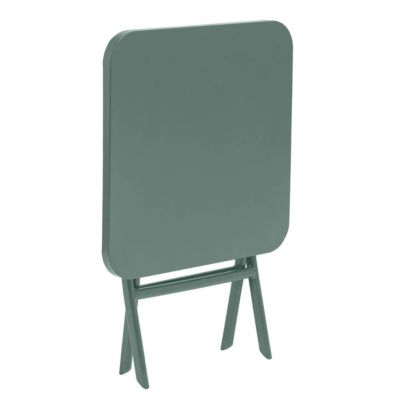 Table d'appoint carrée pliante Greensboro Olive - 40 x 40 cm - Hespéride