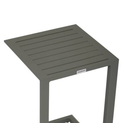 Table d'appoint de jardin Evasion 38x38cm vert laurier - Hespéride