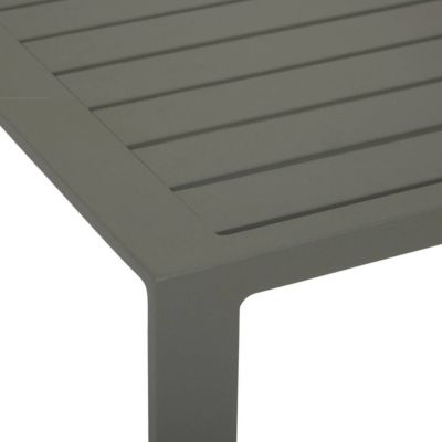 Table d'appoint de jardin Evasion 38x38cm vert laurier - Hespéride