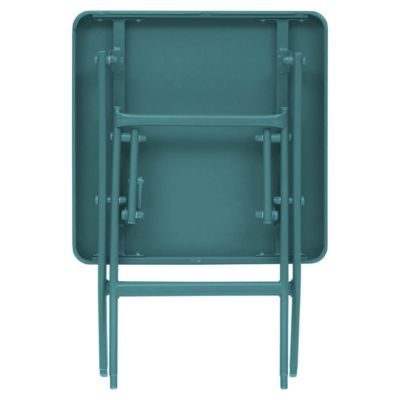 Table d'appoint de jardin Greensboro 40x40cm vert opale - Hespéride