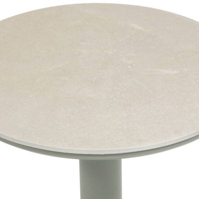 Table d'appoint de jardin Soletia 40x40x50cm vert laurier