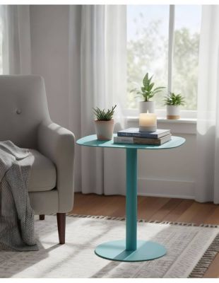 Table d'appoint design SKANDY en métal style scandinave