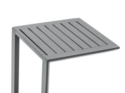 Table d'appoint en aluminium gris Graphite Evasion - Hespéride