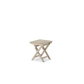 Table d'appoint pliante en bois clair 40x40x45 - Java Light