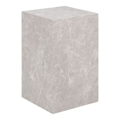 Table d'Appoint Prague, Gris, MDF, 30x30x50 cm, Seven Design