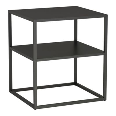 Table d'appoint Raahe 50,5 x 45 x 40 cm noir en.casa