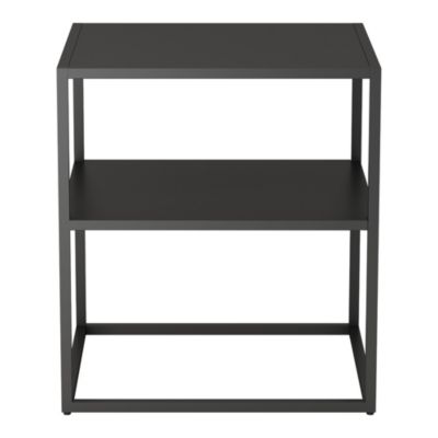 Table d'appoint Raahe 50,5 x 45 x 40 cm noir en.casa