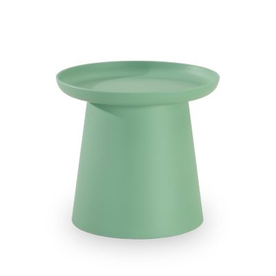 Table d'appoint ronde en polypropylène 50cm diam verte - Murano