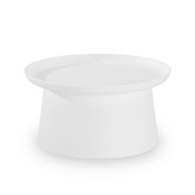 Table d'appoint ronde en polypropylène 70cm diam blanc - Murano