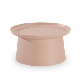 Table d'appoint ronde en polypropylène 70cm diam rose - Murano