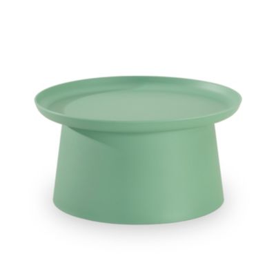 Table d'appoint ronde en polypropylène 70cm diam verte - Murano