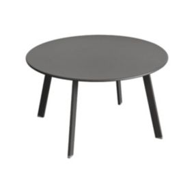 Table d'appoint ronde Saona Graphite - 70 cm - Hespéride
