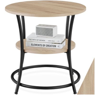 Table d'appoint style industriel en Bois et Acier