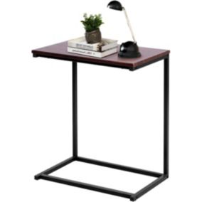 Table d Appoint Table pour Ordinateur Table Basse Table Informatique Bout de Canape de Salon en Forme de U pour Canape Lit