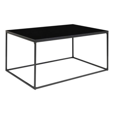 Table d'Appoint Vita, Noir, Métal, 60x90x45 cm, Seven Design