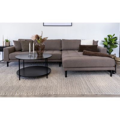 Table d'Appoint Vita, Noir, Métal, 80x80x45 cm, Seven Design