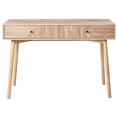 Table d'entrée méditerranéen enbois d'ingénierie marron RONGE