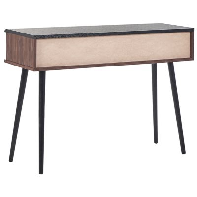 Table d'entrée rustique enbois d'ingénierie marron PERTH