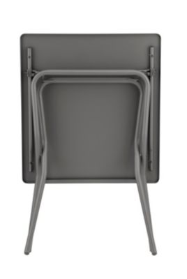 Table de balcon pliante Lafuma Balcony en acier gris titane L.64 x l.70 x H.73 cm