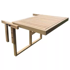 Table de balcon rabattable en acacia SUMBA - Happy Garden