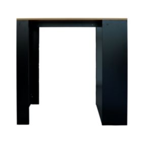 Table de bar "Barth"  110 cm x 50 x 103,5 cm  Noir