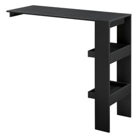 Table de Bar Bromölla 120 x 45 x 106 cm Noir en.casa